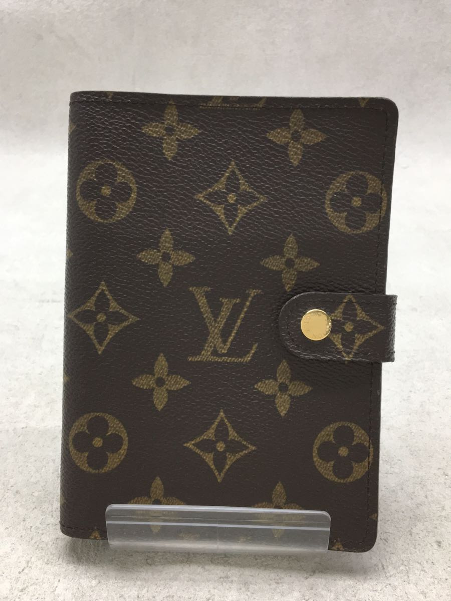 LOUIS VUITTON◆アジェンダPM_モノグラム_BRW/PVC/BRW/レディース_画像1