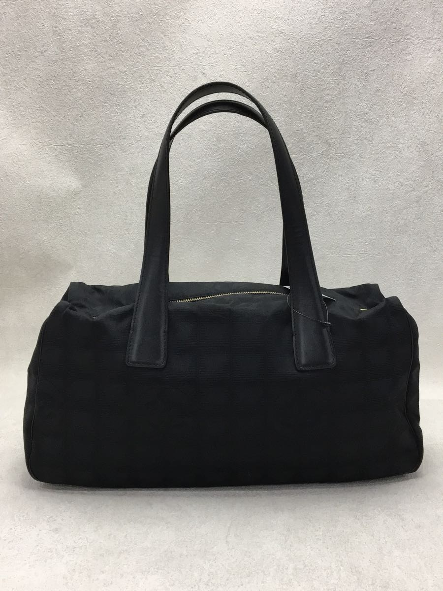 CHANEL◇ニュートラベルライン/トートMM/トートバッグ/PVC/BLK CHANEL◇ニュートラベルライン/トートMM/トートバッグ/PVC/BLK