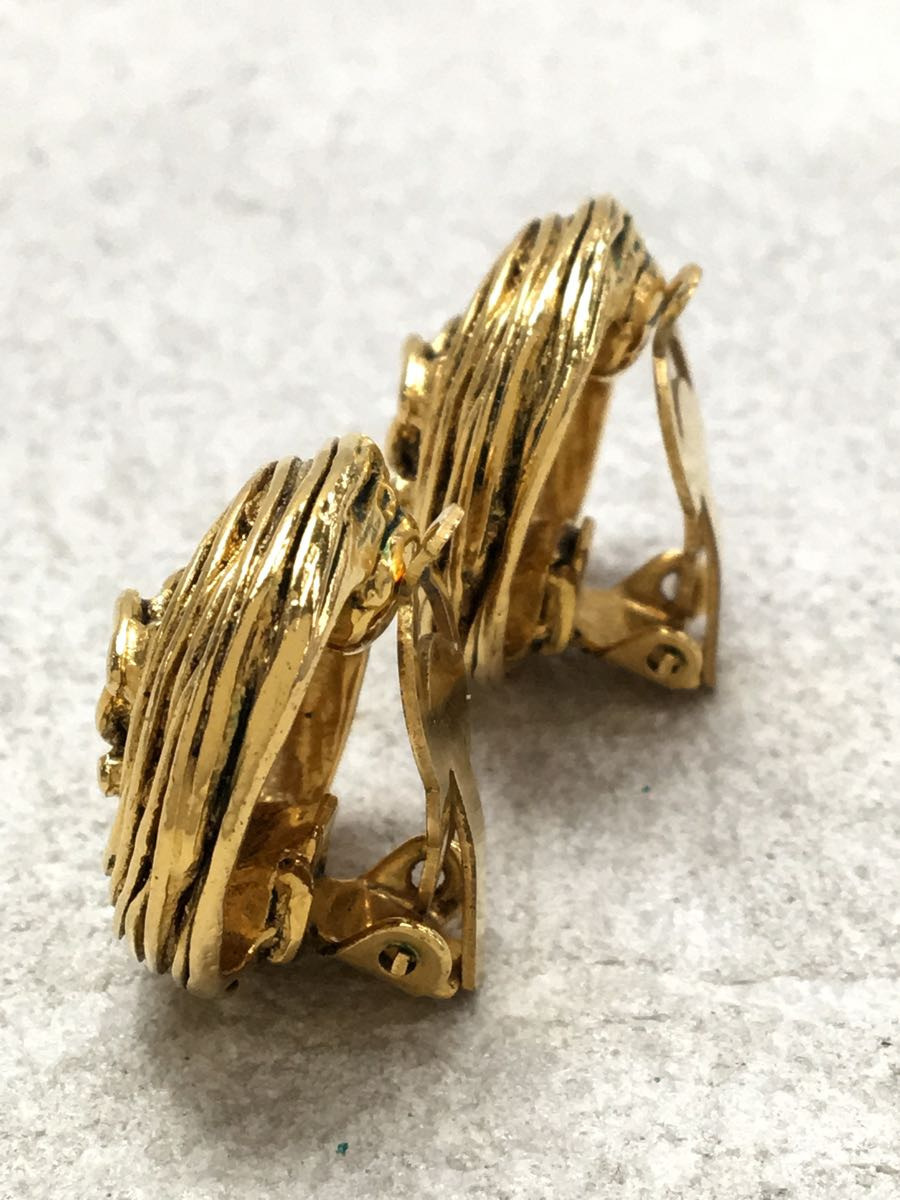 CHANEL◆イヤリング/ココマーク/Vintage Earring/94A/箱付/GLD_画像2