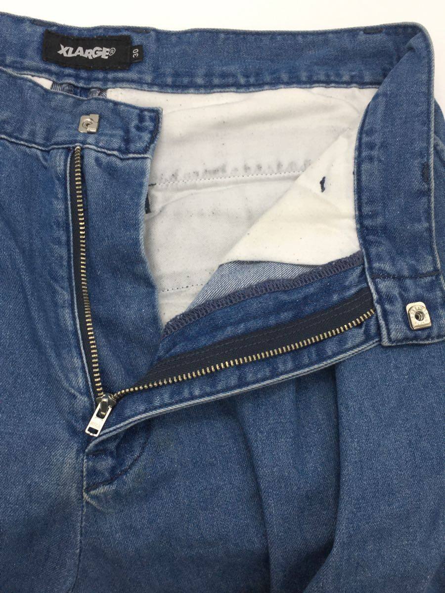 X-LARGE◆ボトム/30/コットン/IDG/01192604/ LIGHT DENIM TUCK PUNTS_画像3