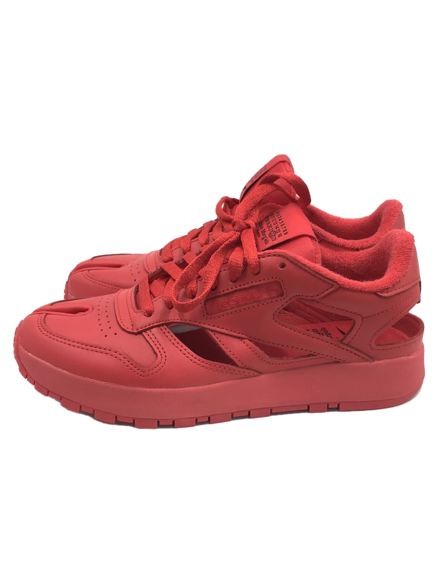 税込) Maison Margiela◇ローカットスニーカー/25.5cm/RED/レザー/タビ