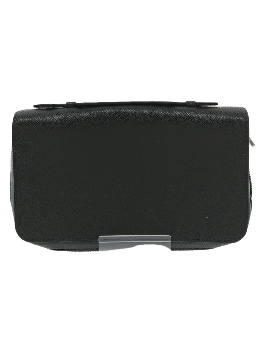 LOUIS VUITTON◇ジッピーXL_タイガ_アルドワーズ/牛革/BLK
