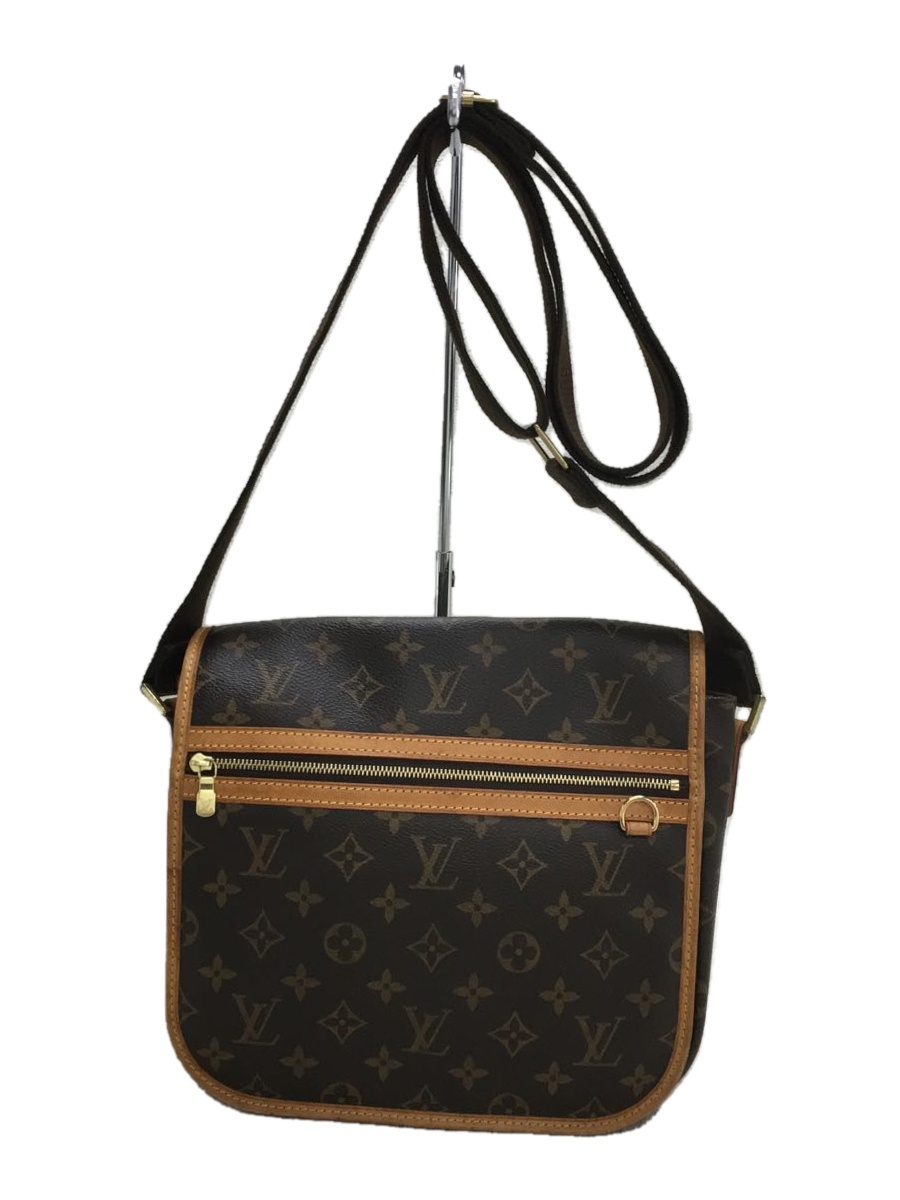 LOUIS VUITTON◆メッセンジャーPMボスフォール_モノグラム_BRW/PVC/BRW/総柄