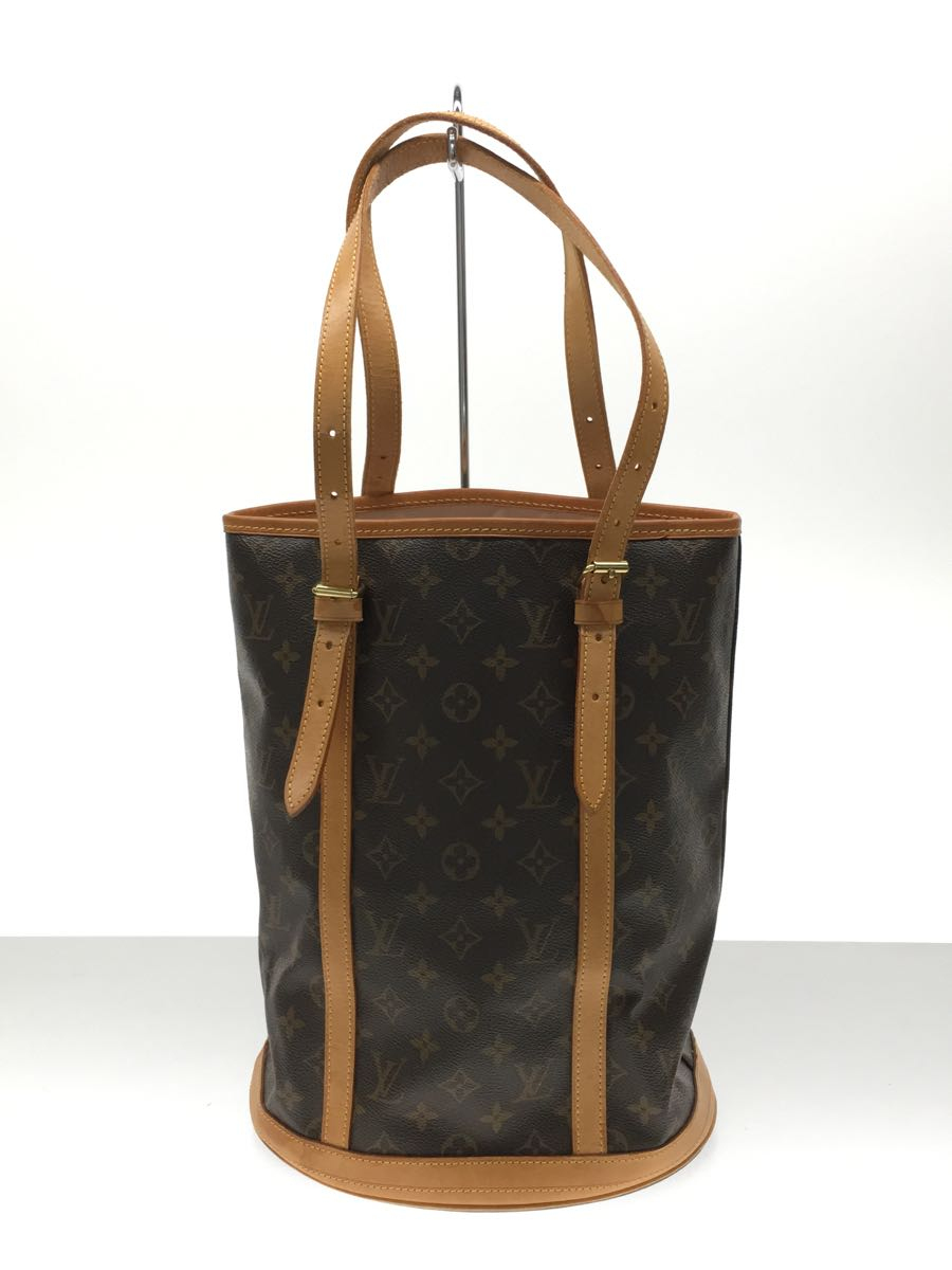 LOUIS VUITTON◇バケットGM/バケツ型/モノグラムキャンバス/PVC/BRW
