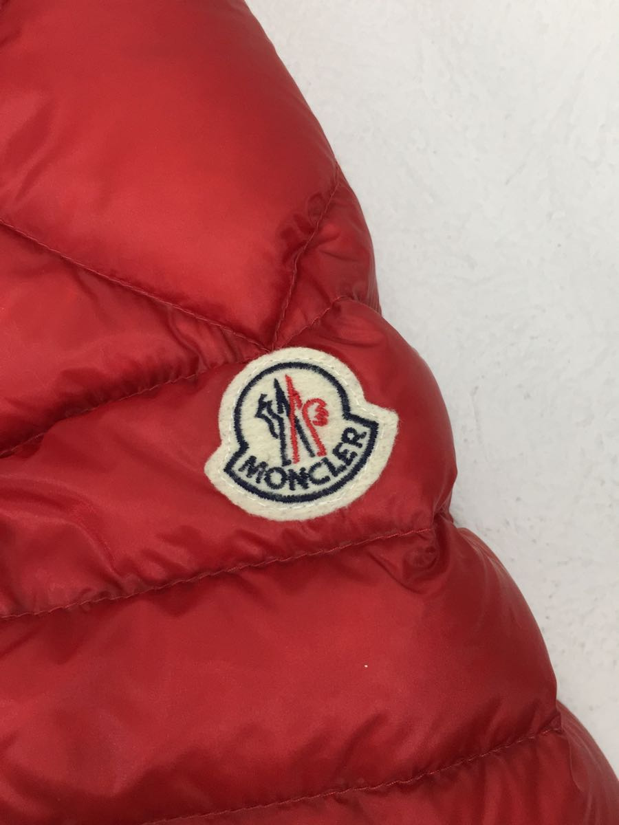 MONCLER◇ダウンジャケット/0/ナイロン/RED/無地 | normanhubbard.com