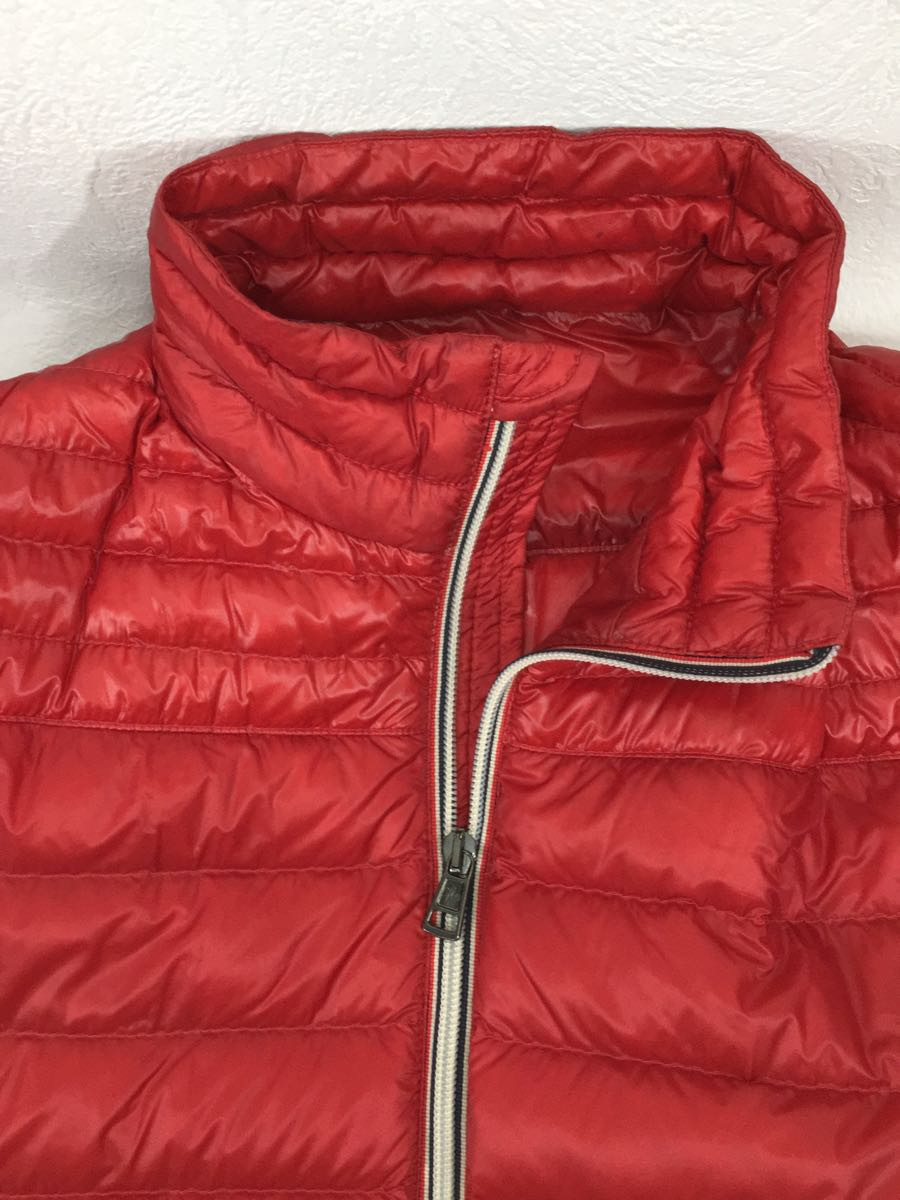 MONCLER◇ダウンジャケット/0/ナイロン/RED/無地 | normanhubbard.com
