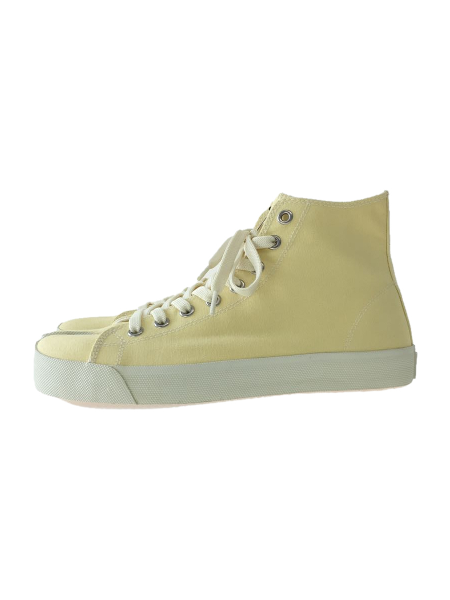 Maison Margiela◇ハイカットスニーカー/41/YLW/キャンバス/TABI HI