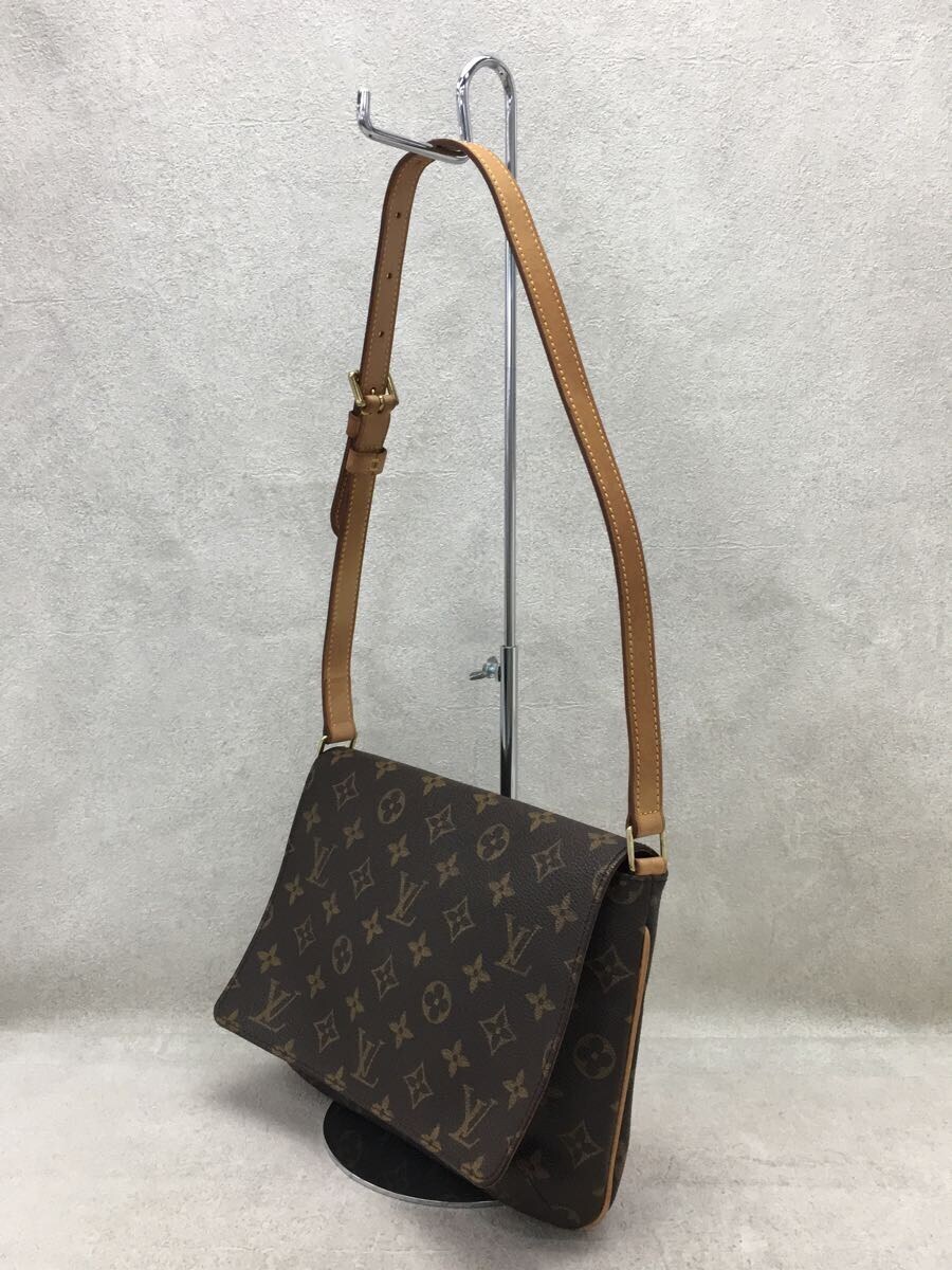 LOUIS VUITTON◆ミュゼット・タンゴ・ショートショルダー_モノグラム_BRW/PVC/BRW_画像2