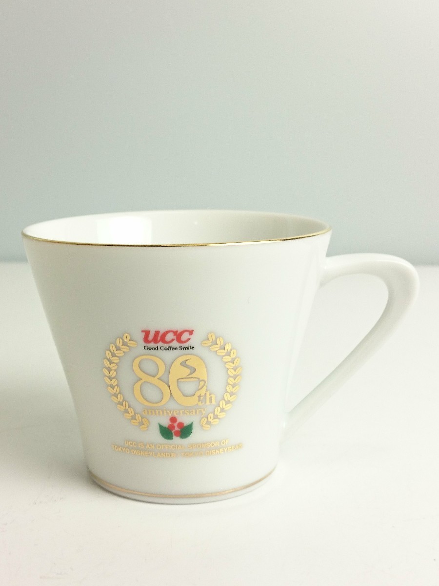 UCC◆カップ&ソーサー/2点セット/BLU/80th anniversary/Disney_画像4