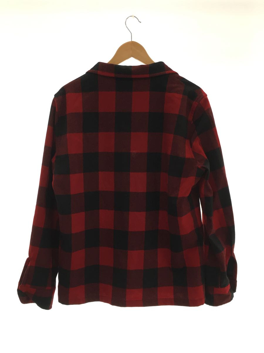 PENDLETON◆ジャケット/L/ウール/RED/チェック/別注/3B/レッド_画像2