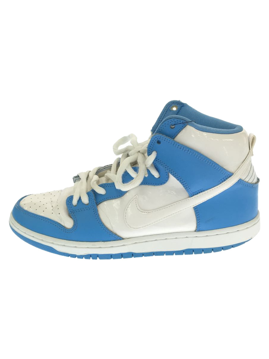 NIKE◆DUNK HIGH PREMIUM SB/ダンクハイプレミアム/ブルー/313171-411/27.5/箱付