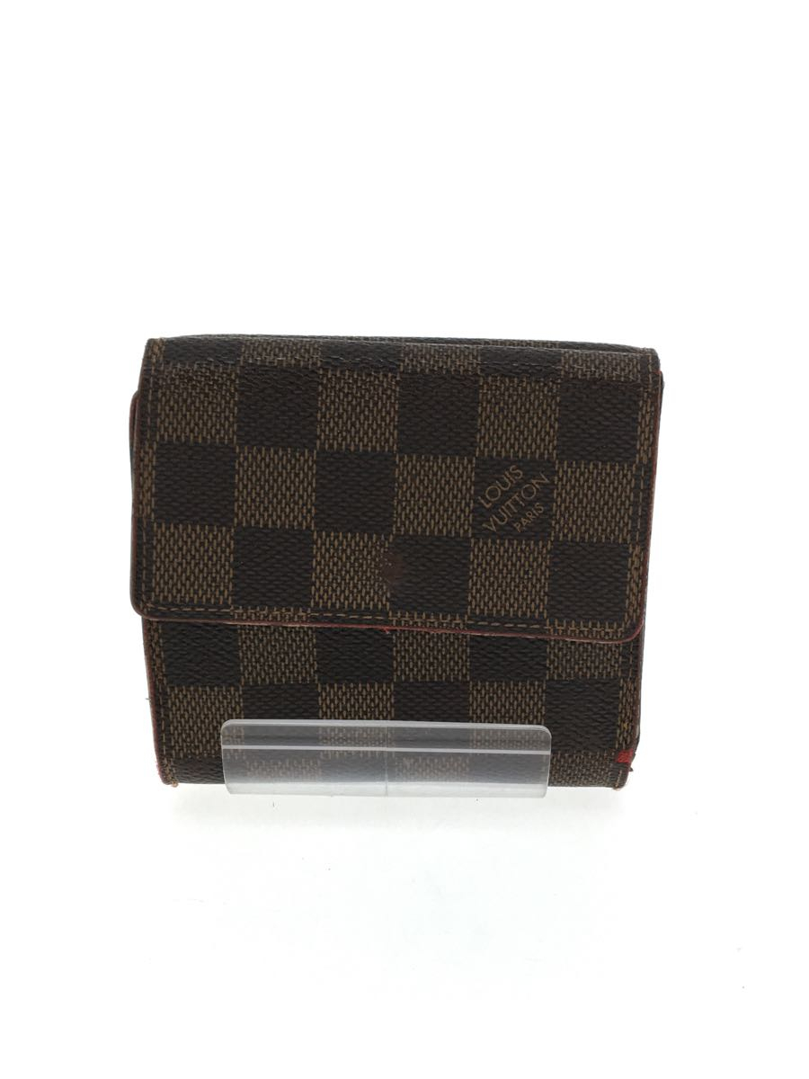 新着 LOUIS VUITTON◇ポルト・フォイユ・エリーズ_ダミエ・エベヌ_BRW