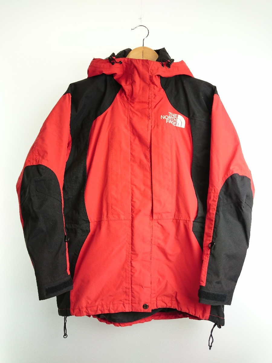 THE NORTH FACE◆ジャケット/S/ナイロン/レッド/419MT1/90s/Mountain Light Jacket/GORE-TEX