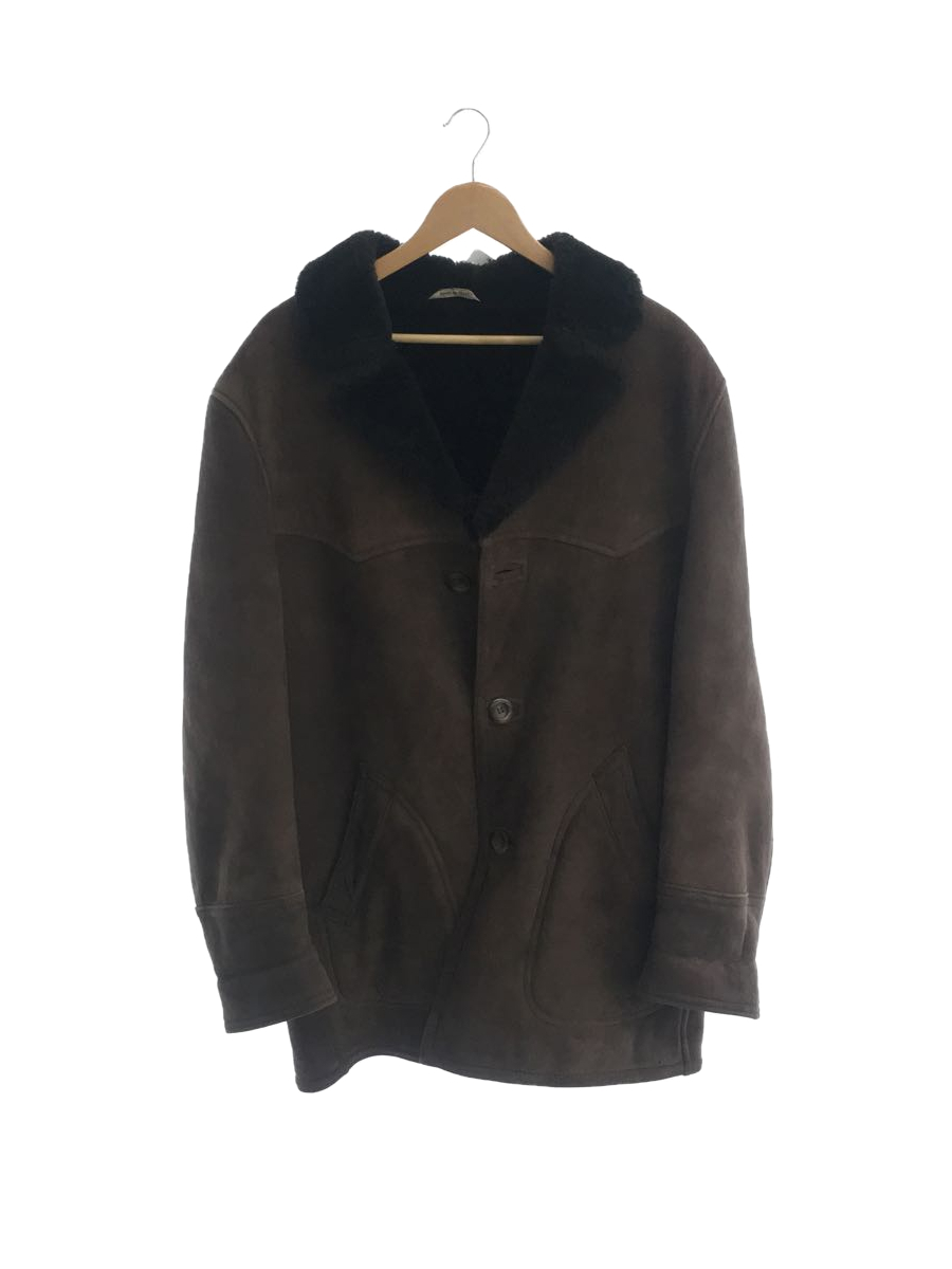 日本製】 DIVERSE MENT/フランス製/ムートンコート/VINTAGE/コート/48