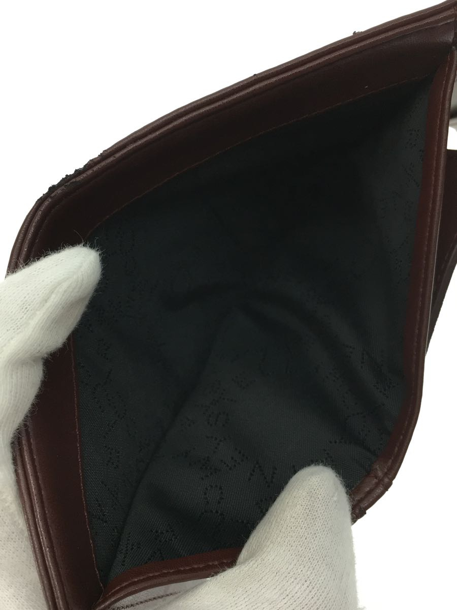 STELLAMcCARTNEY◇ステラマッカートニー 3つ折り財布 レザー BRD 無地