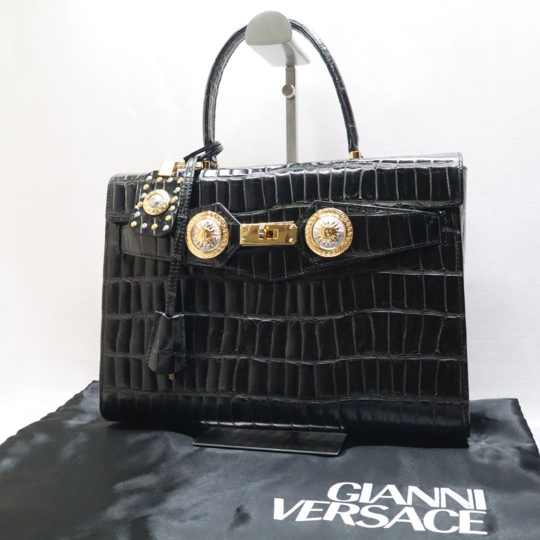 美品】VERSACE ヴェルサーチ ヴェルサーチェ ハンドバッグ