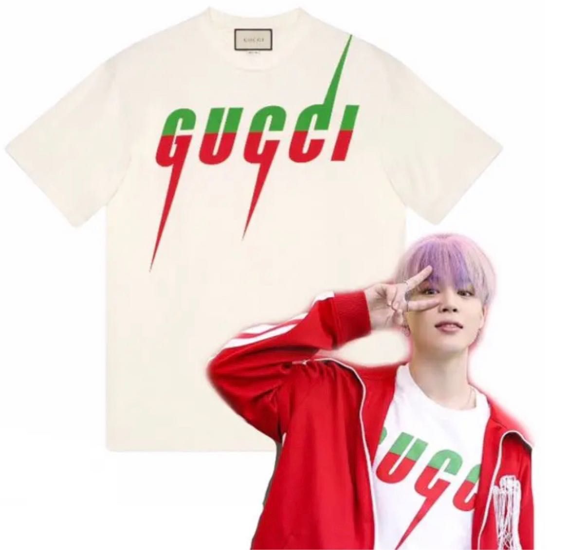 【サイズXS】GUCCI ブレードTシャツ　ホワイト 半袖Tシャツ Tee