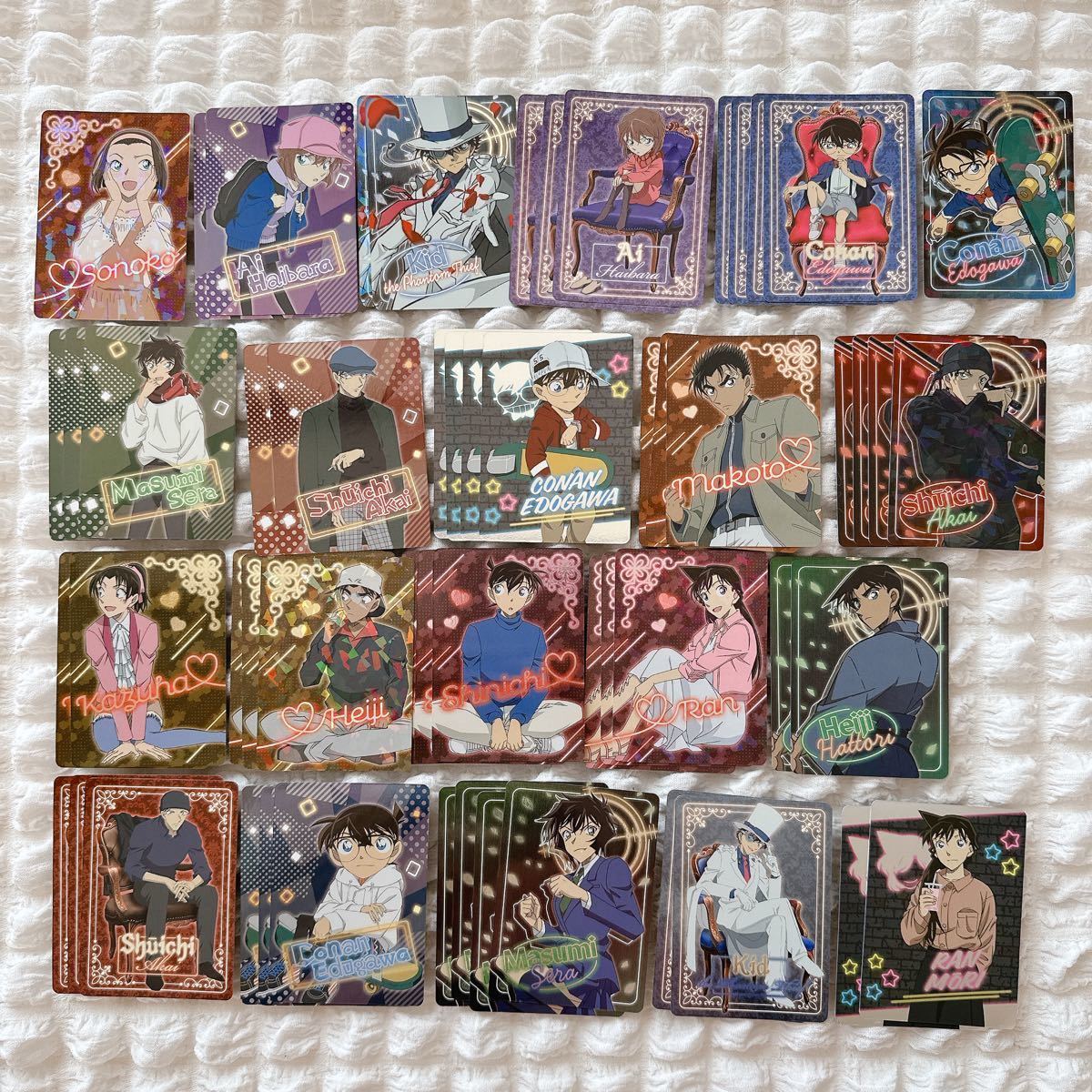 完璧 名探偵コナンネオンコレクショントレーディングカード 江戸川