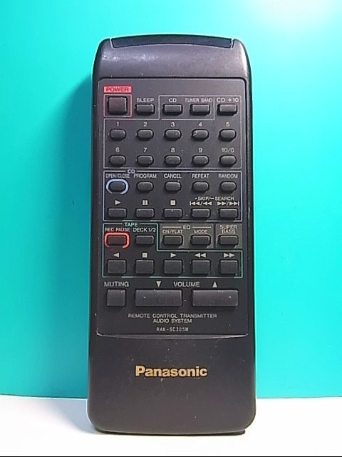 S122-678★パナソニック Panasonic★オーディオリモコン★RAK-SC305W★即日発送！保証付！即決！_画像1