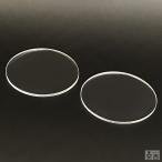 アクリル板　透明　円形 アクリル厚６mm使用　１００mmX１００mm X２０枚