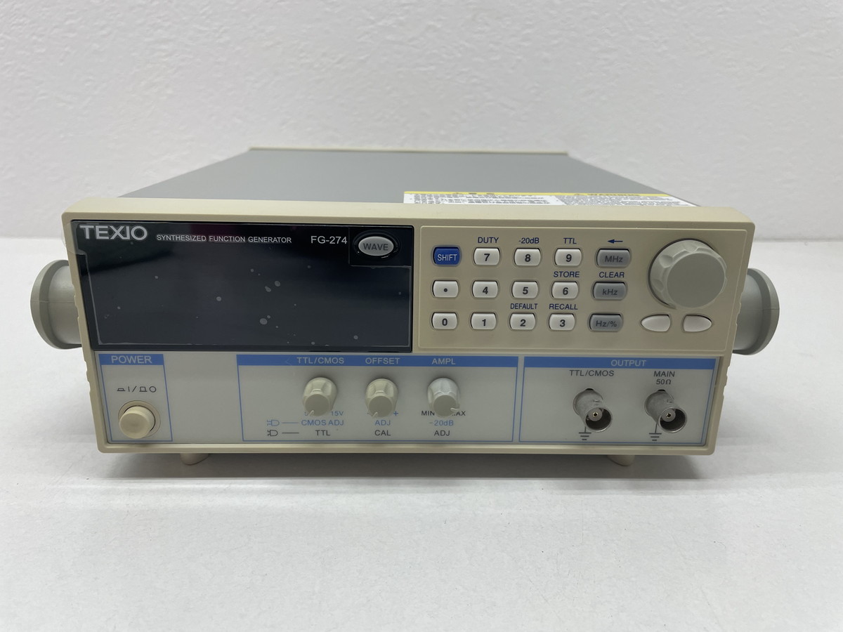 Yahoo!オークション - TEXIO FG-274 ファンクションジェネレータ Yahoo!オークション - TEXIO FG-274 ファンクションジェネレータ