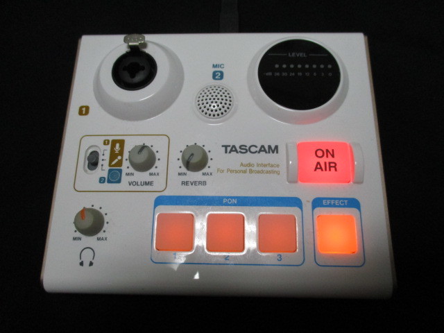 動作確認済み　TASCAM　US 32 タスカム　MINI STUDIO　オーディオインターフェイス　youtuber　配信者　ライブ配信
