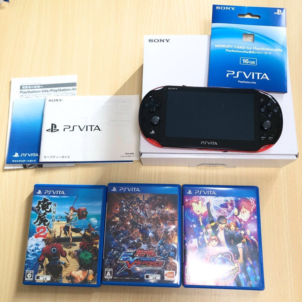 PS Vita 本体 PCHJ-10024 メモリーカード16G ソフト付き｜Yahoo!フリマ