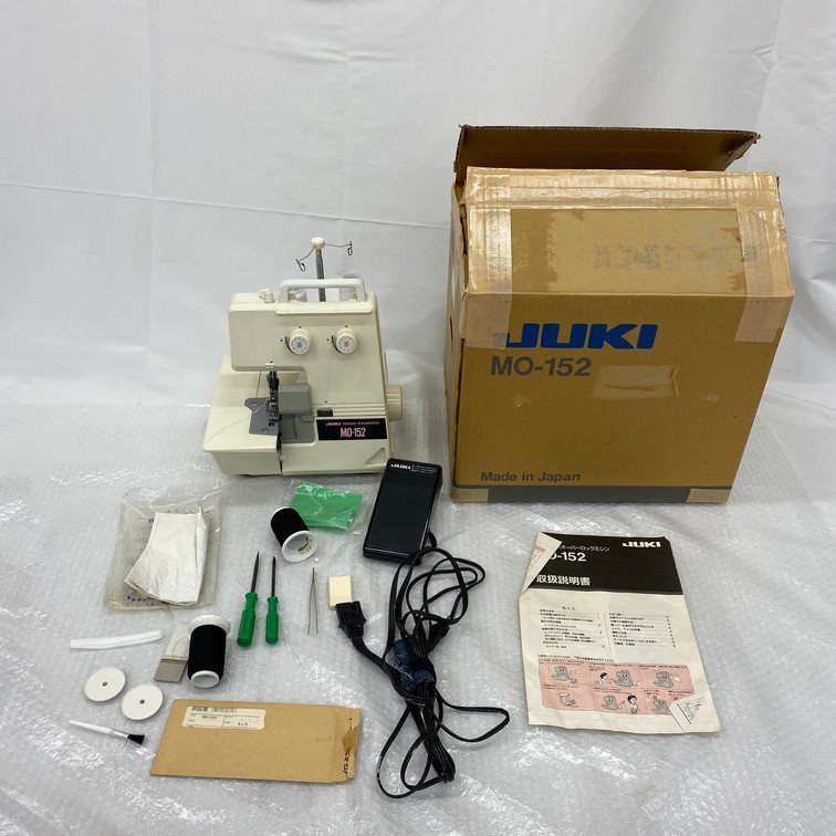 世界的に有名な 【付属品多数】JUKI ジューキ オーバーロックミシン MO