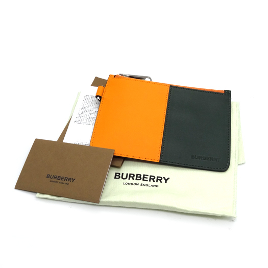 バーバリー コインケース レザー オレンジ グリーン ブルー レッド 80251961 財布 BURBERRY 横浜BLANC_画像7