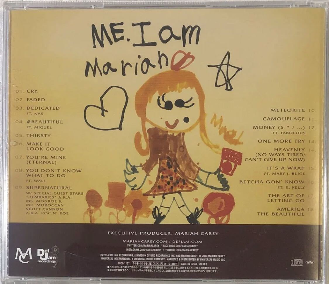 帯付き 国内盤 Mariah Carey / ミー アイ・アム・マライア 帯付き 国内盤 Mariah Carey / ミー アイ・アム・マライア