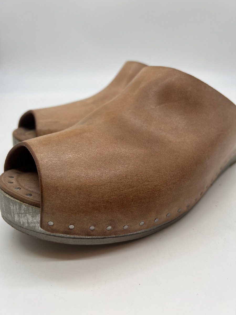 ☆Rick Owens リック・オウエンス☆ウッドソール レザー サボ サンダル