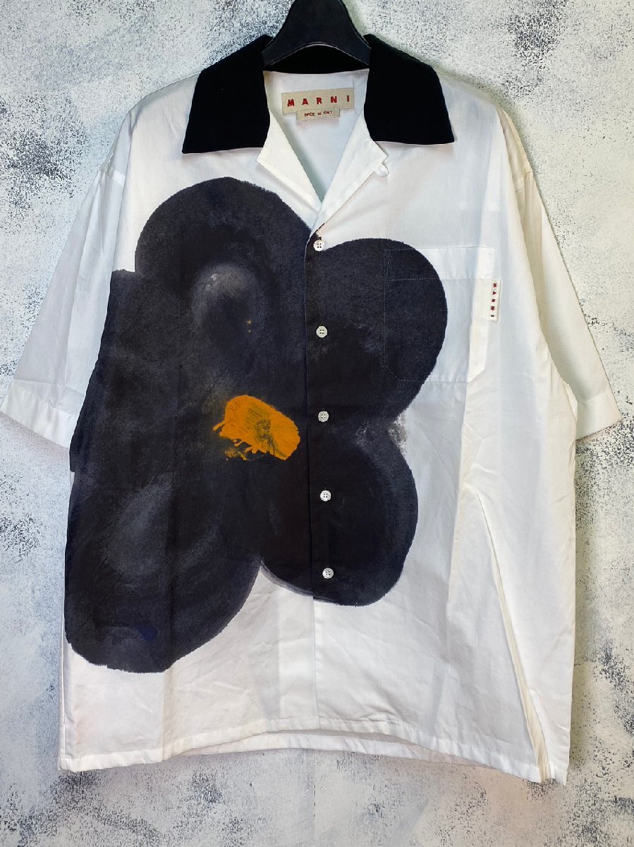 ☆MARNI マルニ☆ 22SS デイジー ボウリング シャツ CUMU0213P3