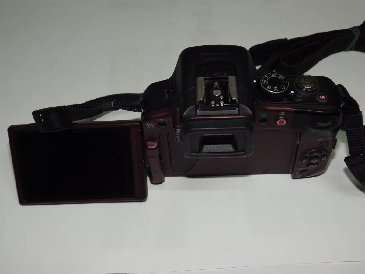 ■中古美品パナソニック ミラーレス一眼 LUMIX DMC-G3 茶◆ボディ◆レンズ無し◆バリアングル液晶◆液晶ビューファインダー◆動作確認済■_画像6