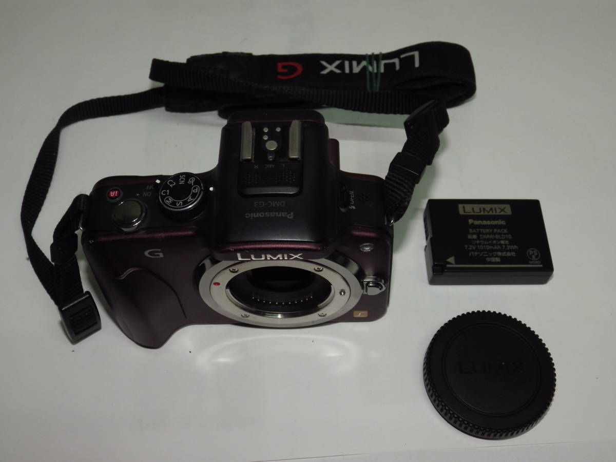 通販 人気】 □中古美品パナソニック ミラーレス一眼 茶◇ボディ