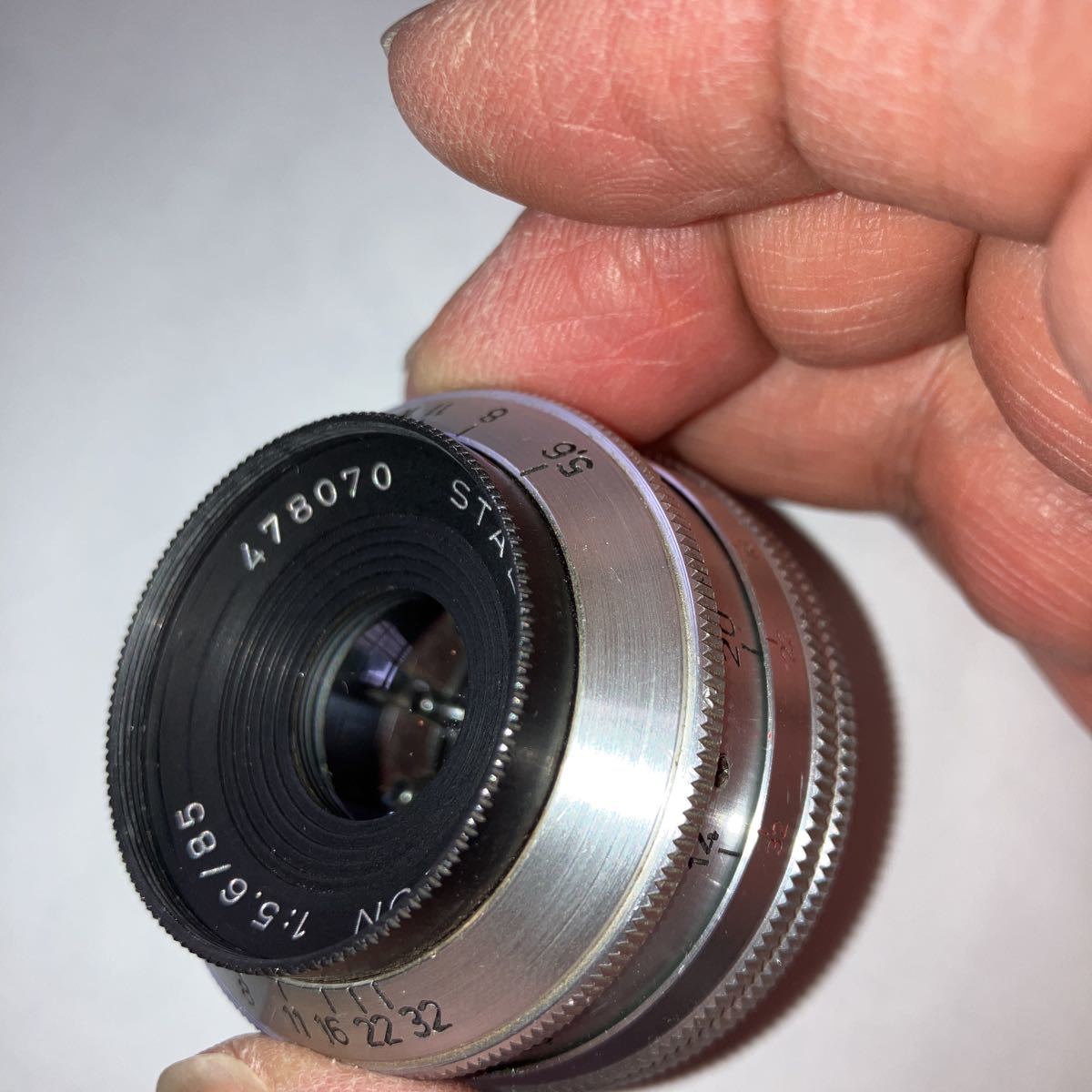 PAXETTE用レンズ　M39マウント　STAEBLE-TELON 85MM/F5.6 外観美品_画像7