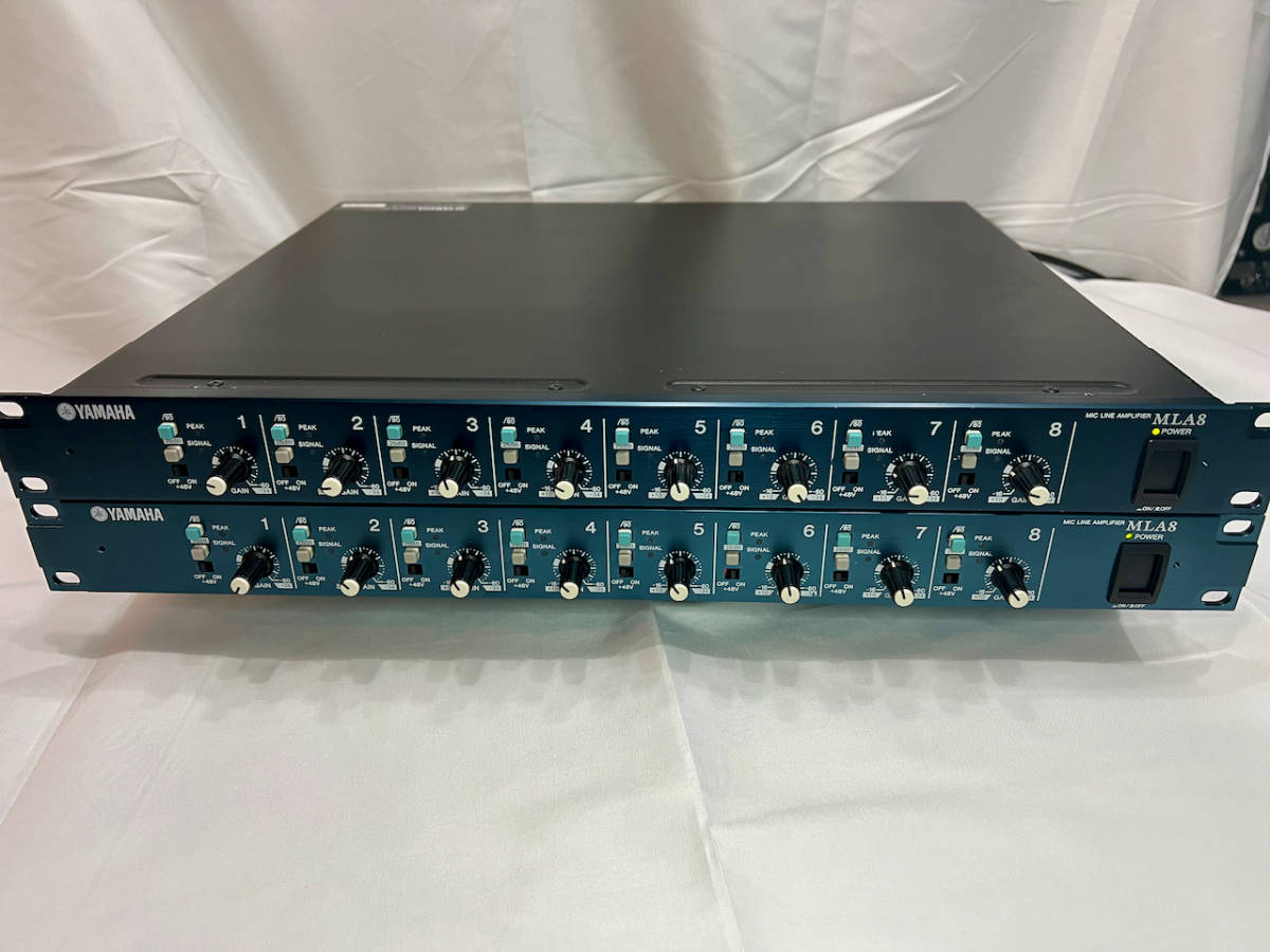 ○YAMAHA 8chマイクプリアンプ / MLA8○2台セット