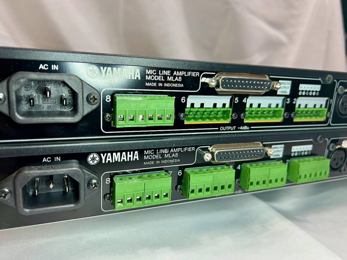 ○YAMAHA 8chマイクプリアンプ / MLA8○2台セット