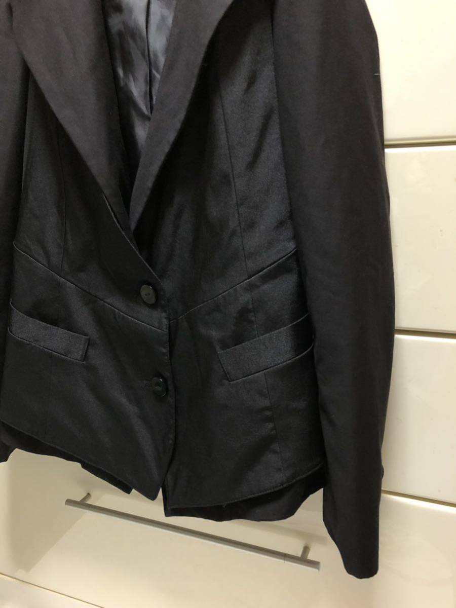 [ postage included ] MURUA 2way lustre the best attaching black Tailor jacket 3 black m Roo a jacket graduation ceremony go in . type 