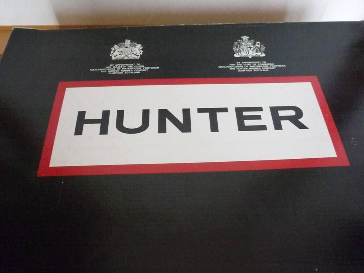  Hunter HUNTER tall rain boots UK4 W23499 new goods unused 