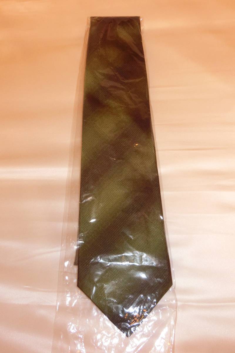 [NOVESPAZIO] lustre shirt * green * necktie attaching!!