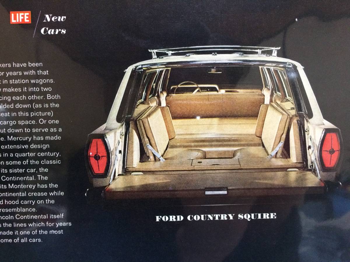1964年10月16日号【FORD フォード】ライフLIFE誌 広告切り抜き アメリカ買い付け品used60sビンテージ アメ車_画像2