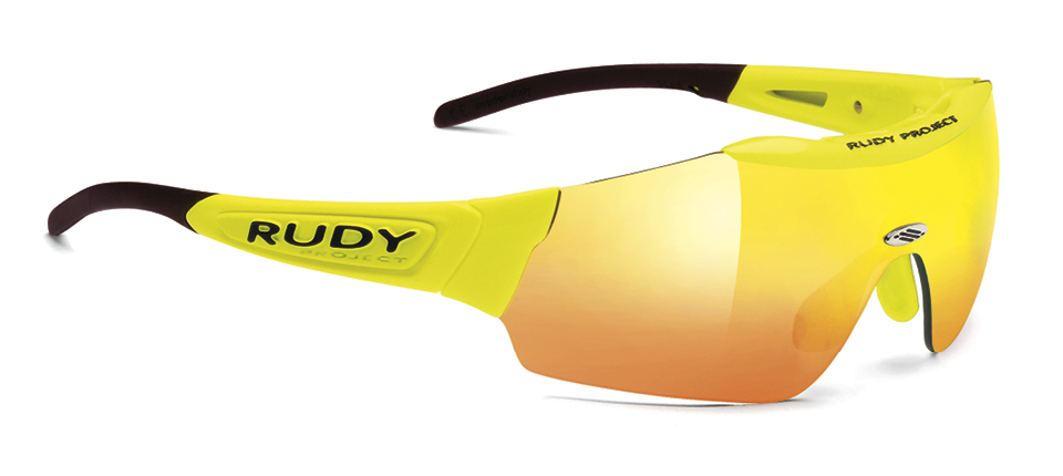Rudy Project ルディプロジェクト　エルゴマスク　Ergomask Racing Pro Yellow Fluo Gloss Multilaser Orange_画像1