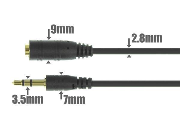  stereo Mini plug cable direct type extension length 1.2m(120cm) black 3 ultimate high quality silicon rubber AUX audio cable [BK15]