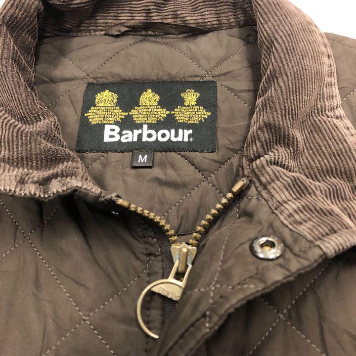 USA 古着 Barbour 3ワラント バブアー CHELSEA SPORTS QUILT キルティングジャケット ブラウン M_画像3