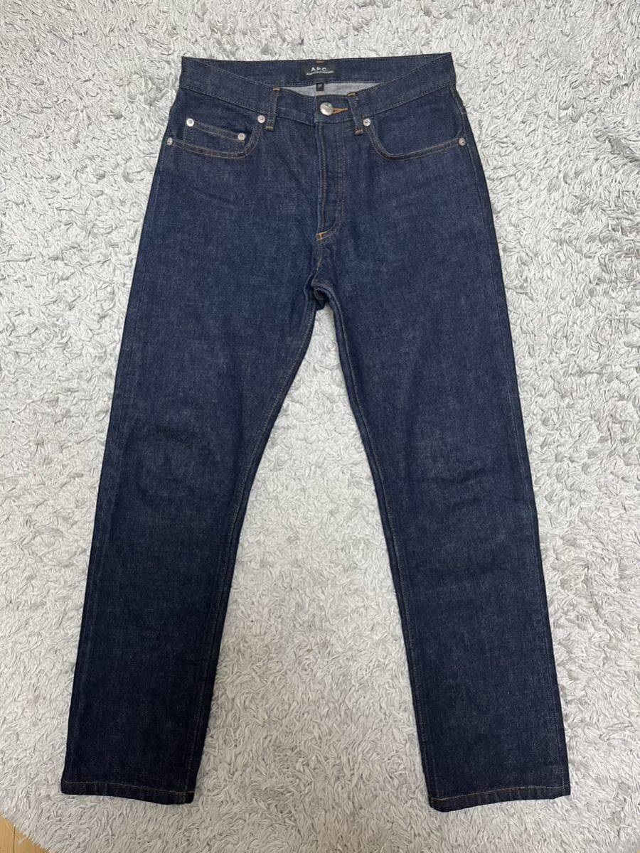 極美品 A.P.C JEAN NEW STANDARD 27 インディゴ ジーンズ デニム リジッド_画像1