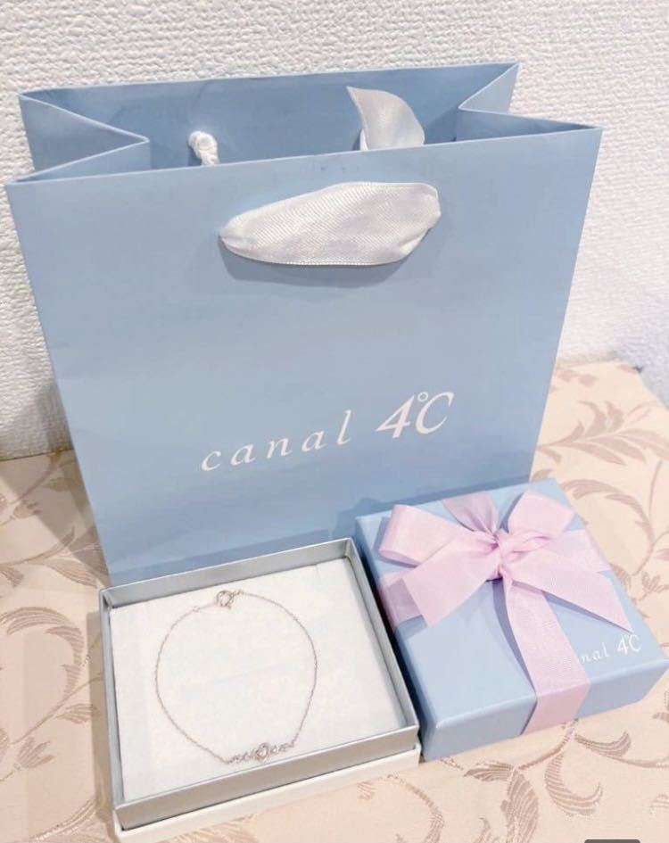  новый товар стандартный товар canal4*C kana ruyondosi- браслет diamond sil(ver) балка кейс коробка лента подарок Heart 