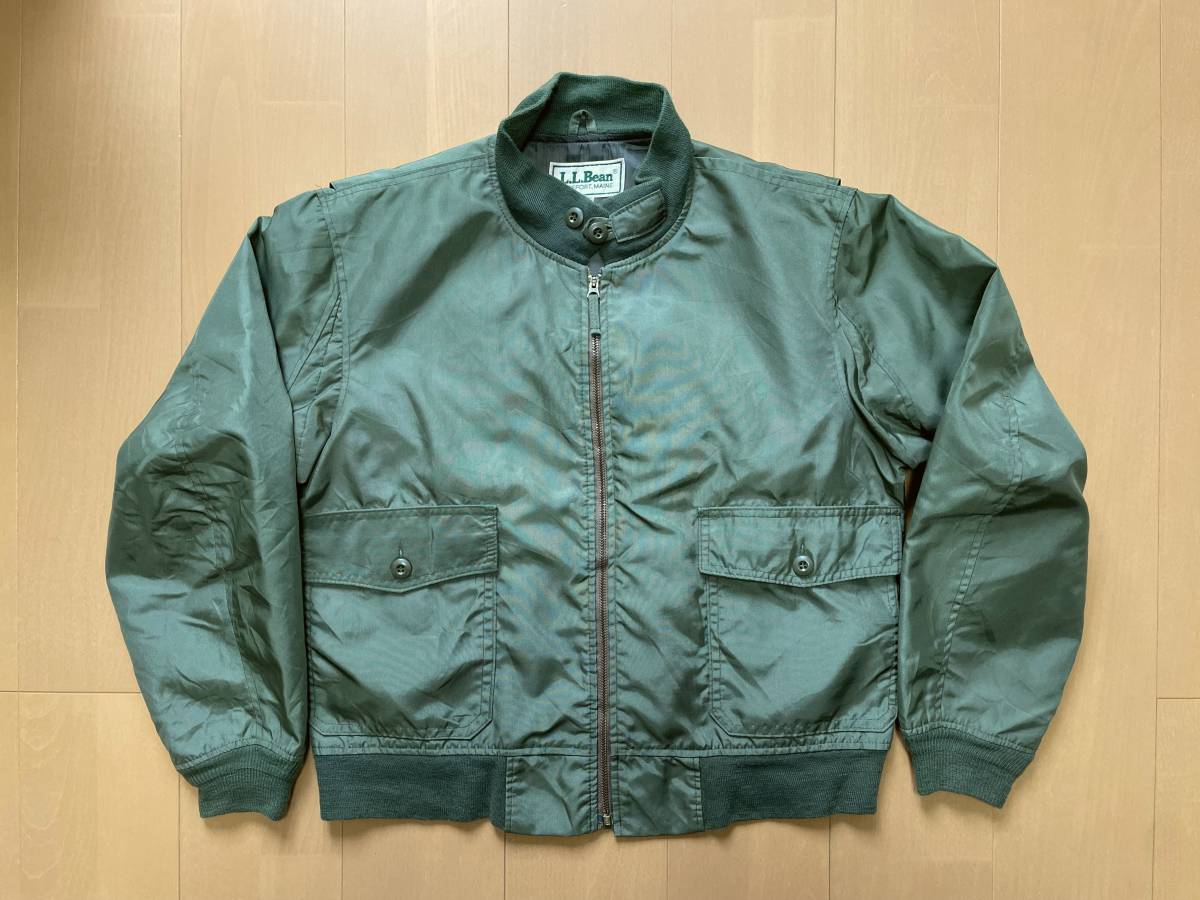 80s 極美品 L.L.Bean G8 USA製 42 ミリタリー フライトジャケット ma1