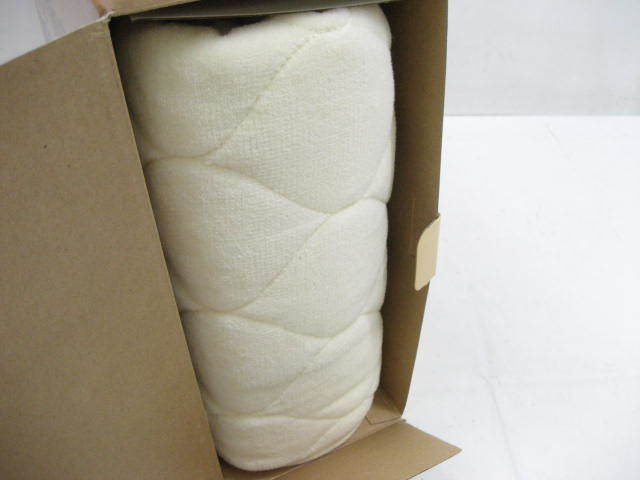  new goods Kyoto west river Star Candle mattress pad ivory white single size 