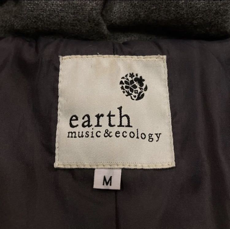 IK123 earthmusic&ecology アースミュージック&エコロジー ウール ブルゾン サイズ M アウター 送料無料_画像9