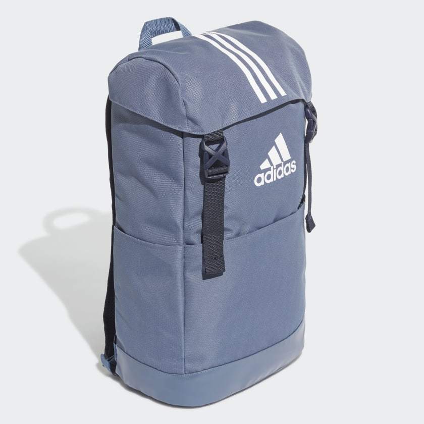 ★新品★adidas アディダス 3-STRIPES BACKPACK 3ストライプ バックパッグ スポーツ トレーニング グレー 灰色 リュック ロゴ ジムバッグ_画像3